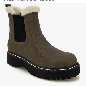 Union bay Hudson olive green Fur-Lined Winter Boots